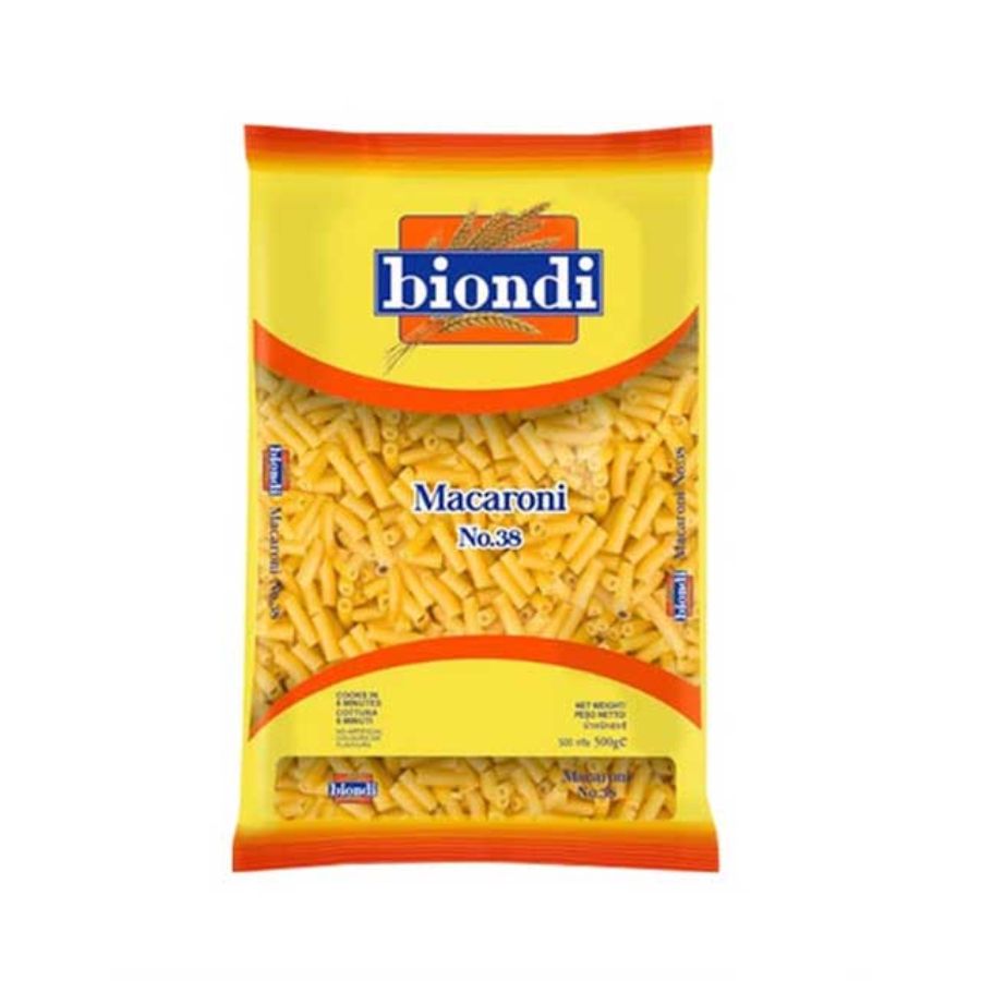 [INVALID] Biondi Macaroni No. 38 500 gram 500gram