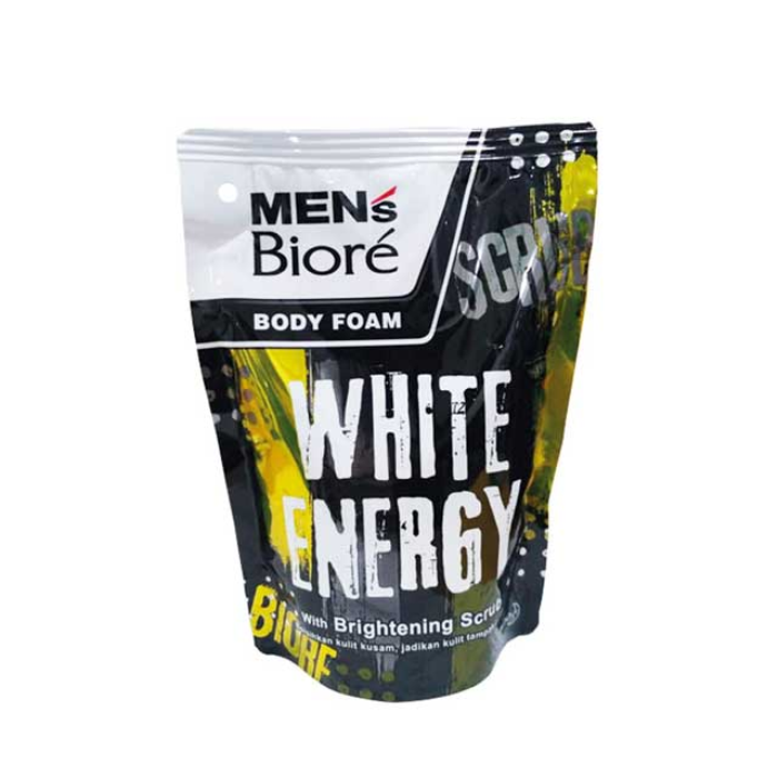 Men's Biore White Energy Body Foam Refill