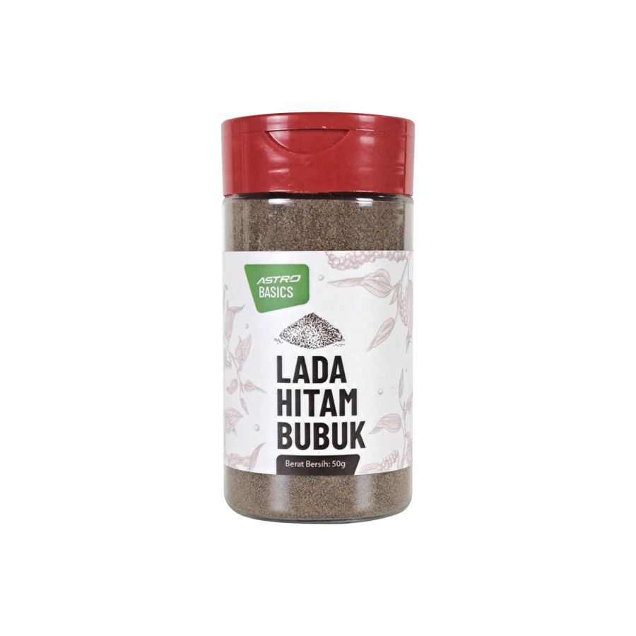 Black pepper / Lada Hitam Bubuk Astro Basics 50gram