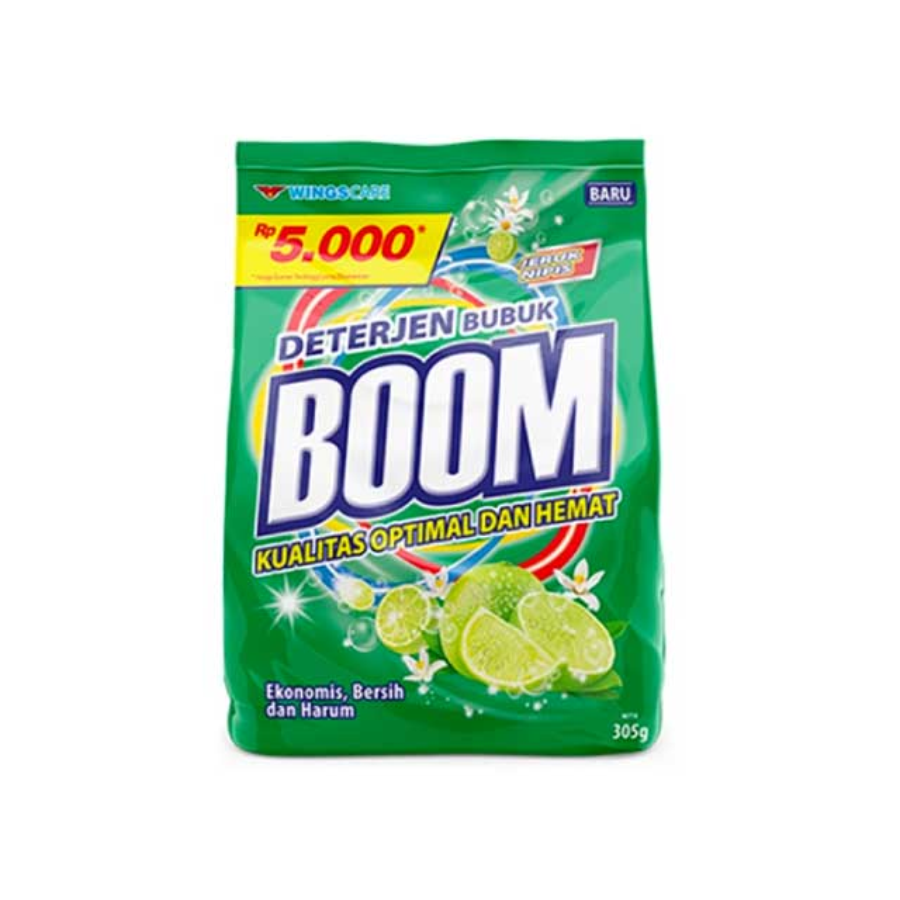 Boom Powder Detergen Jeruk Nipis Bag 280 gram 280gram