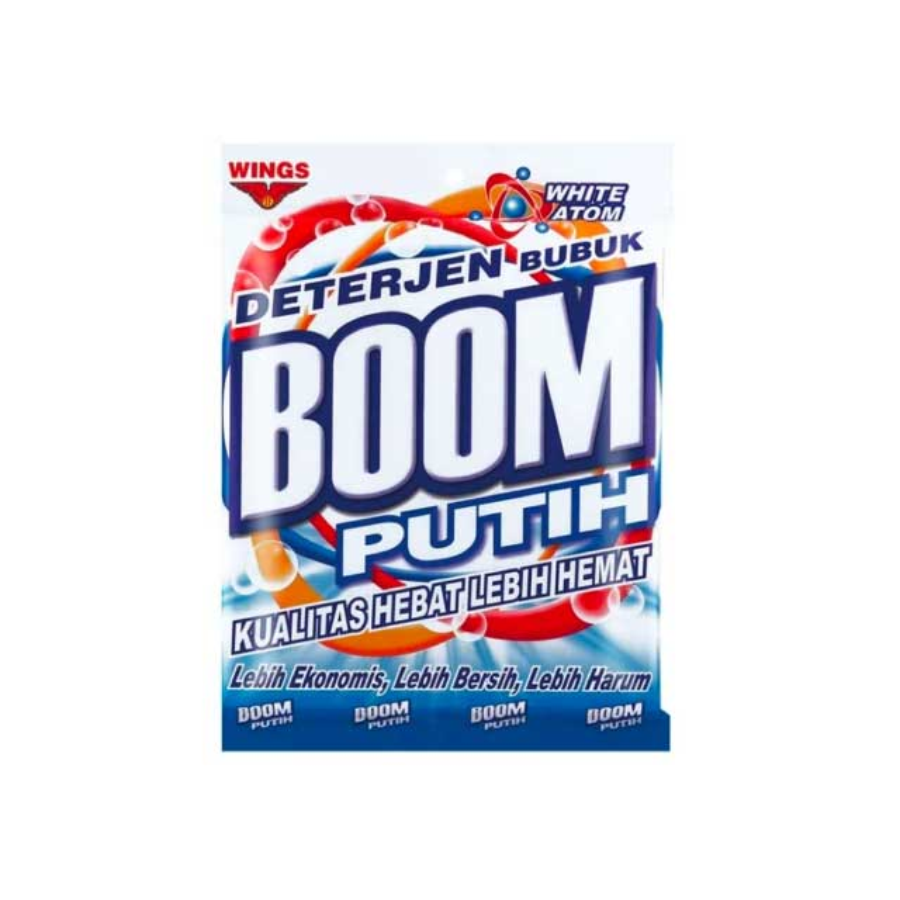 Boom Powder Deterjen Putih Bag  280gram