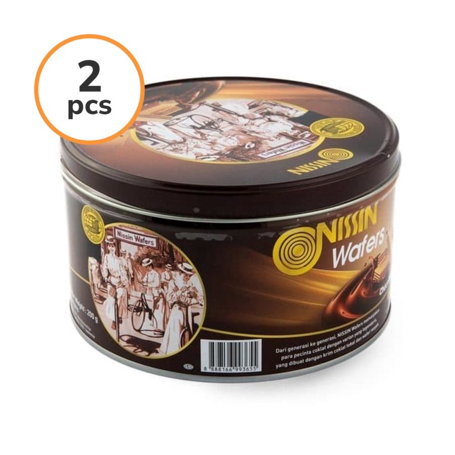 Bundle 2 Nissin Wafer Chocolate 180gr 1pcs