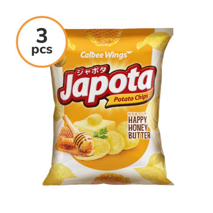 [Bundle 3] Japota Happy Honey Butter 68gr - Keripik Kentang