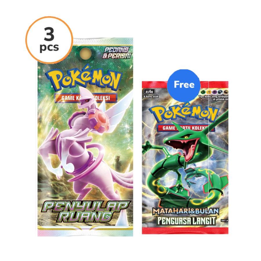 [Bundle 3] Kartu Pokemon - Penyulap Ruang -  S10P free Kartu Pokemon AS4B/AS4A 1pcs