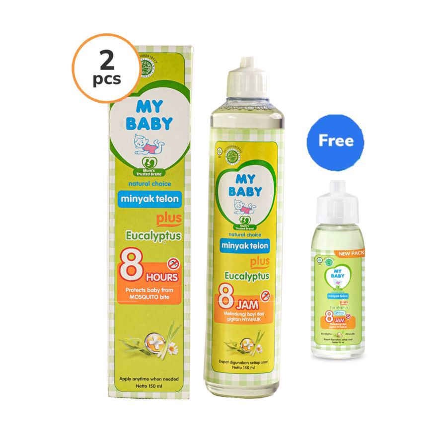Buy 2 My Baby Minyak Telon 150ml Free My Baby Minyak Telon 30ml 1pcs