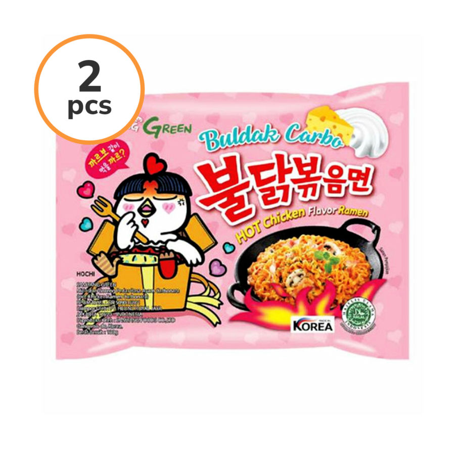 Buy 2 Samyang Hot Chicken Ramen Carbonara 130gr 1pcs
