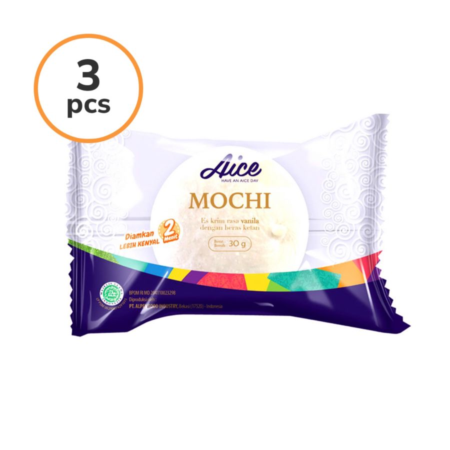 Buy 3 Aice Mochi Vanilla Ice Cream
