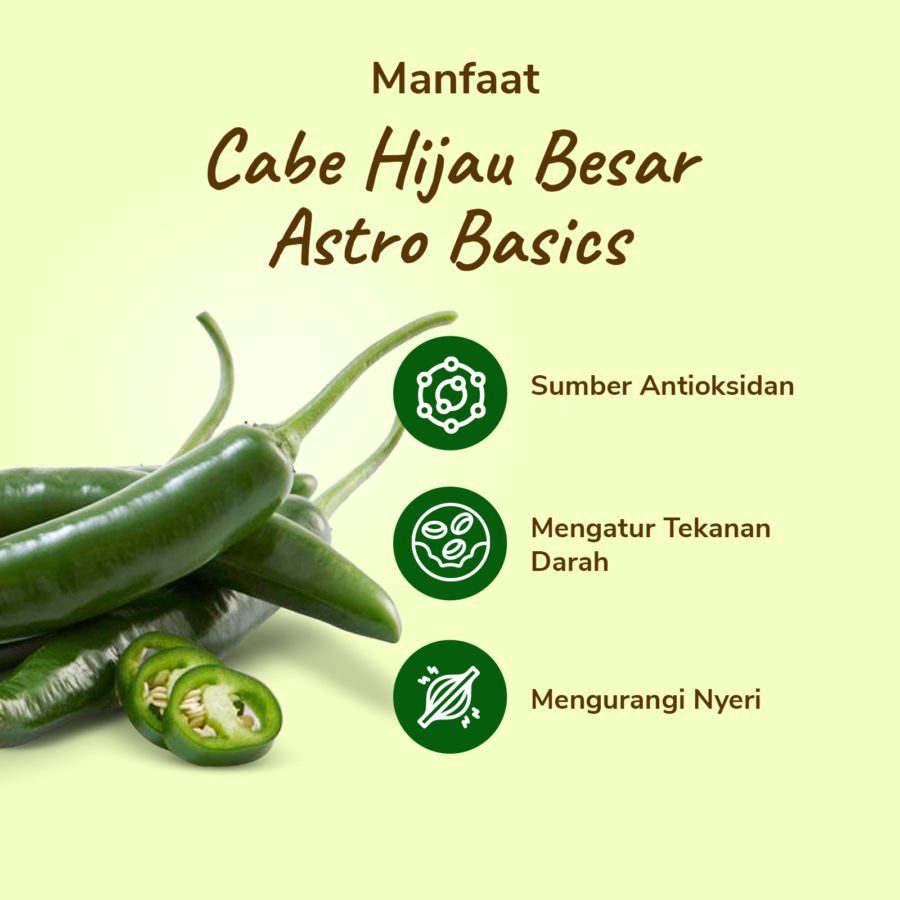 Cabe Hijau Besar Astro Farm 150gram