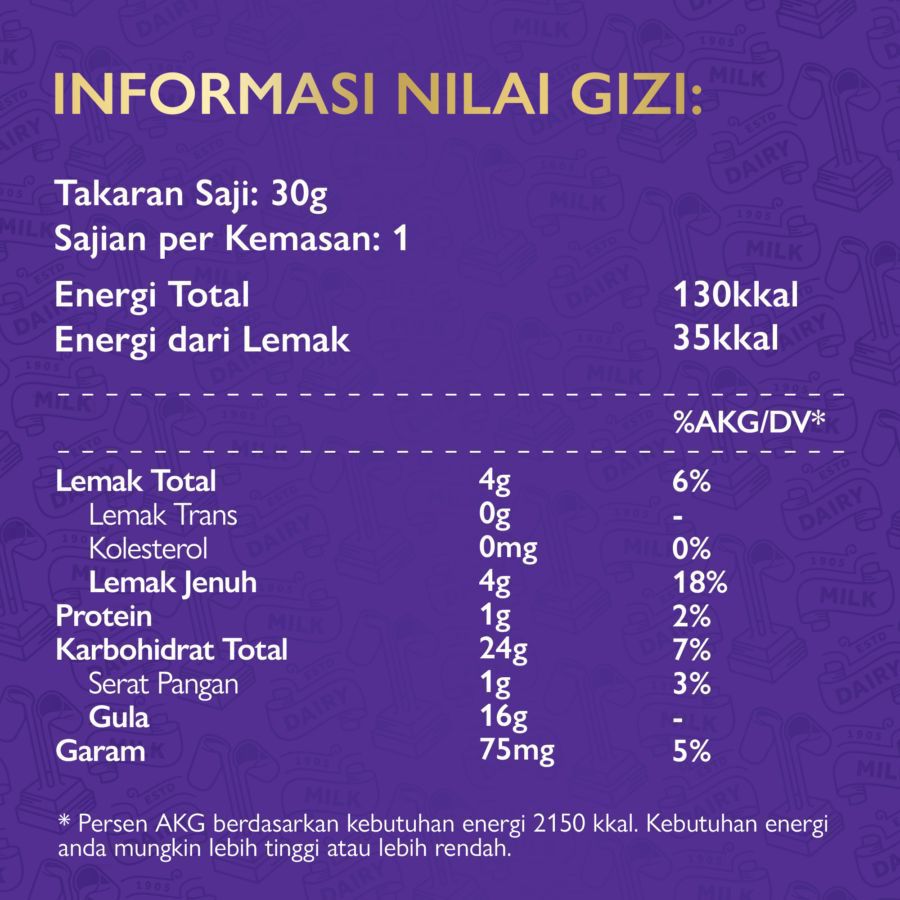 Cadbury 3 in 1 Hot Chocolate Drink 30gr 13sachets