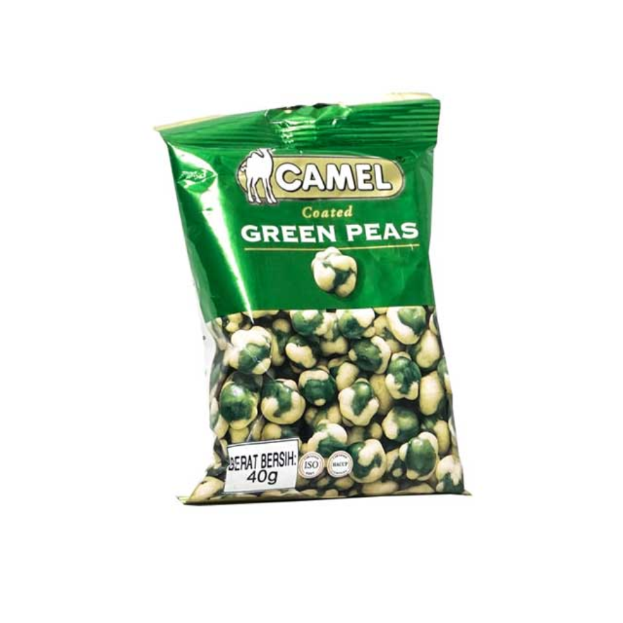 [INVALID] Camel Green Coated Green Peas 40 gram 40gram