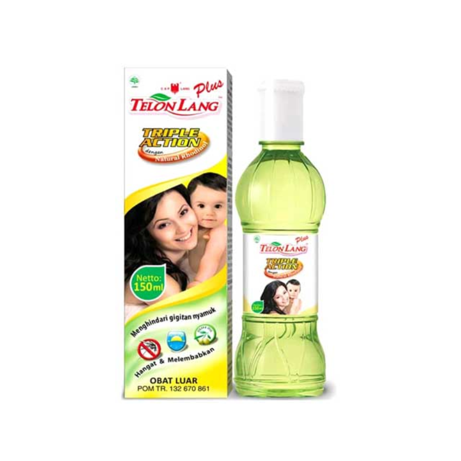 [INVALID] Cap Lang Minyak Telon Plus 100 ml 100ml