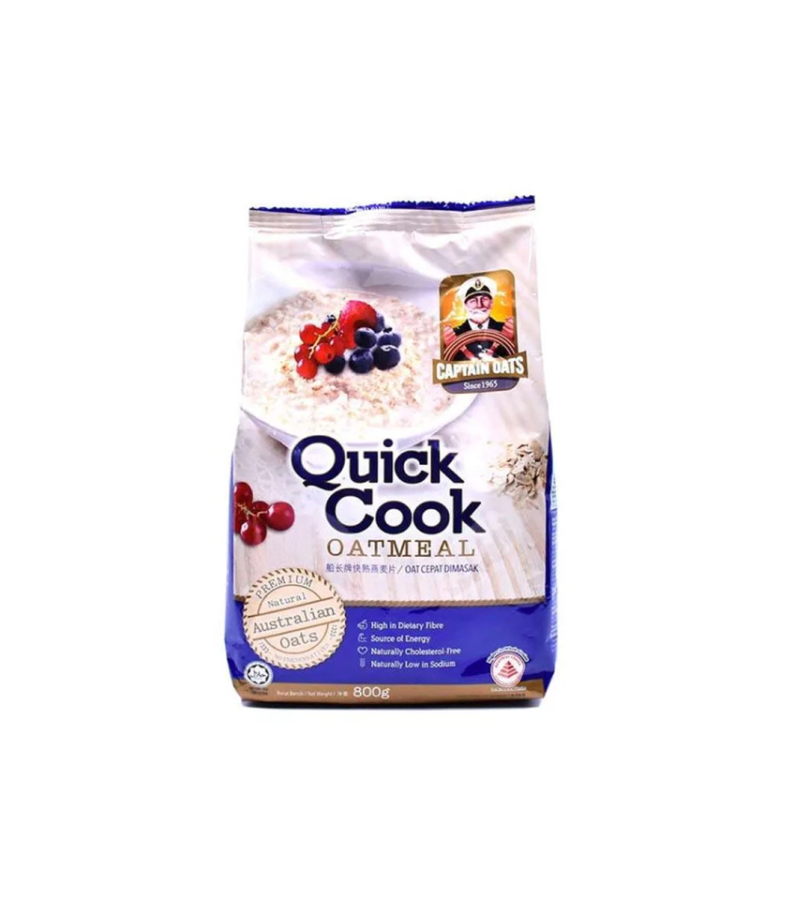 Captain Oats Quick Cook Oatmeal 800gram