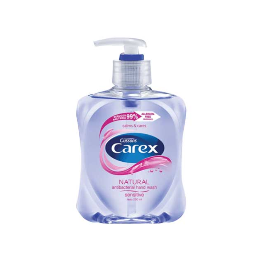 [INVALID] Carex Hand Wash Natural Sensitive Botol 250ml 250ml 250ml