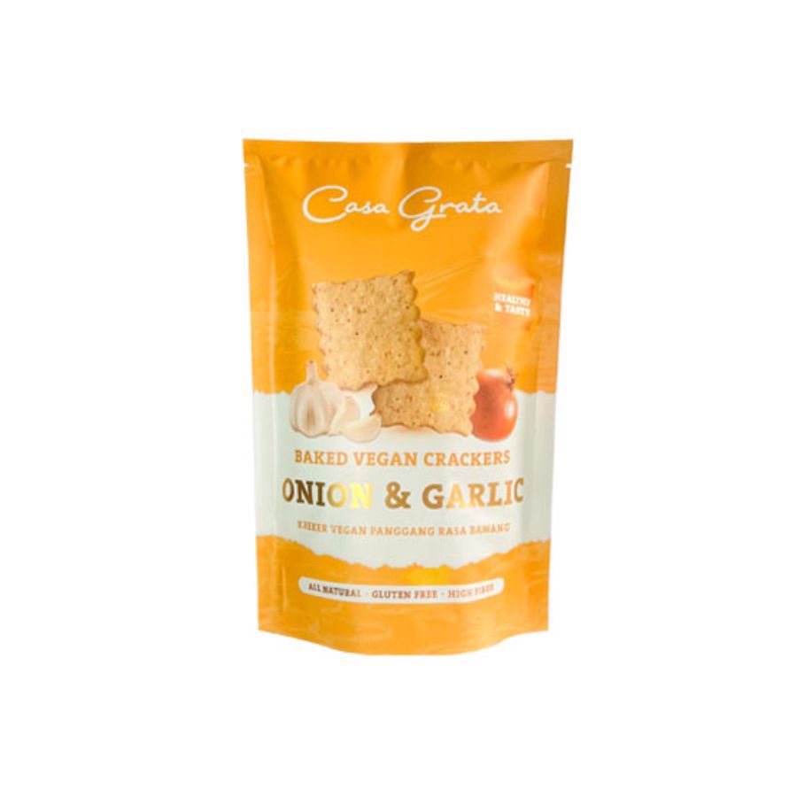 Casa Grata Onion & Garlic Crackers 70gram