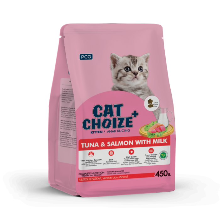 Cat Choize Plus Kitten Food Tuna & Salmon With Milk