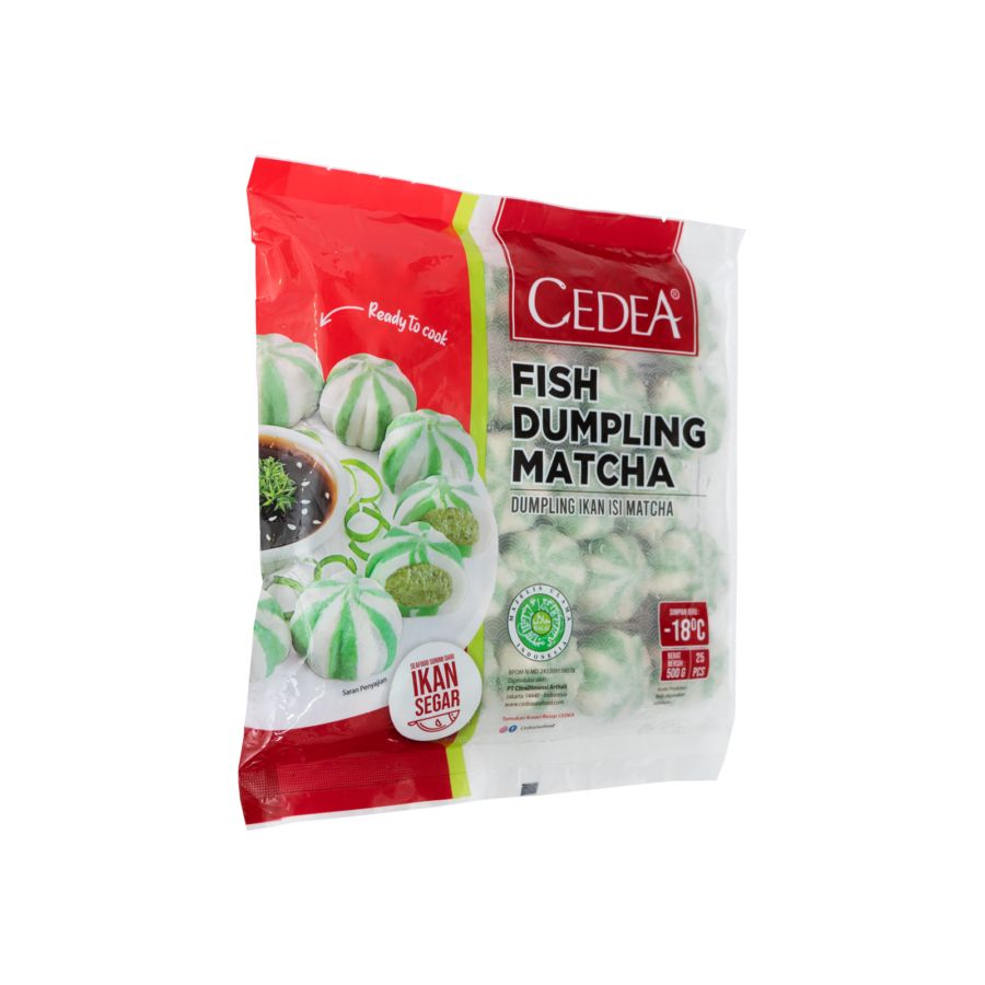 Cedea Fish Dumpling Matcha/Dumpling Ikan 500gram