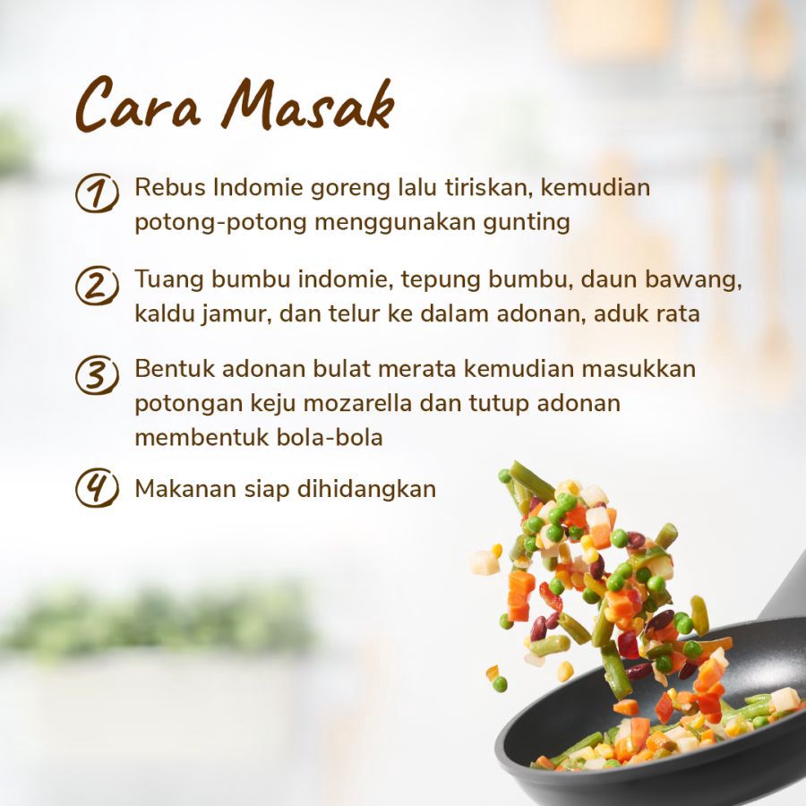 Cemilan Anak Kost: Bola-Bola Indomie 1pcs