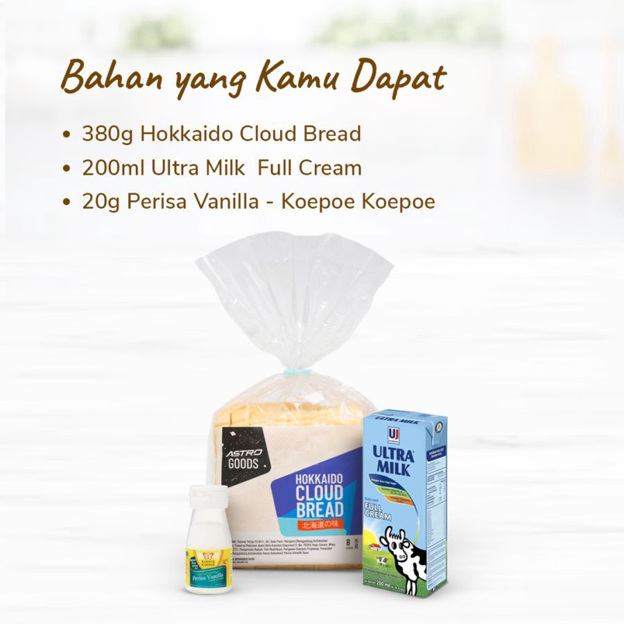 Cemilan Anak Kost: Bread Pudding 1pcs
