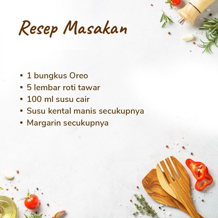 Cemilan Anak Kost - Oreo Roll Bread 1pcs