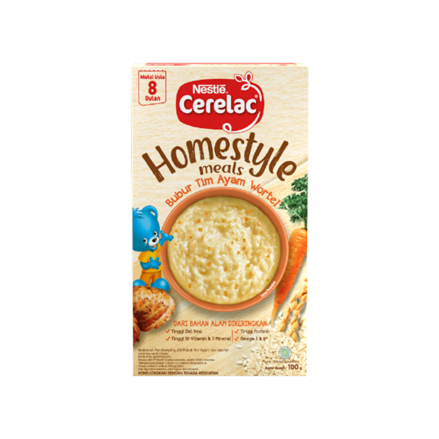 Cerelac Homestyle Bubur Tim Ayam Wortel 100gram 100gram