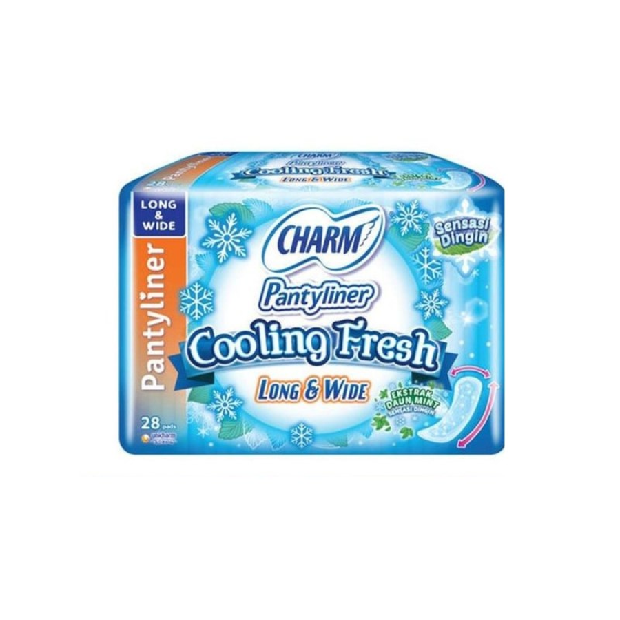 Charm Cooling Fresh Long & Wide 15,5 cm Pantyliner 28pads