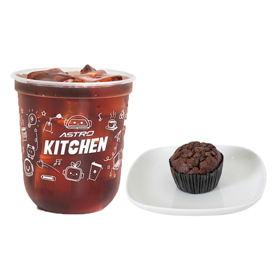 Chocolate Banana Muffin & Americano (R) Combo