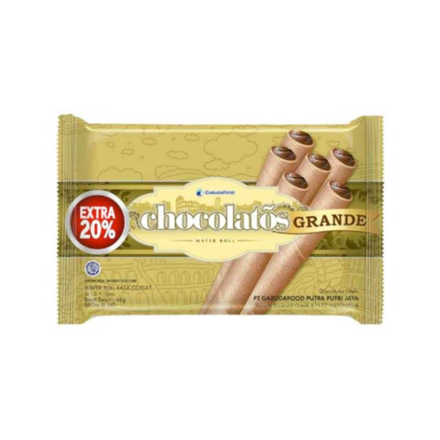 [INVALID] Chocolatosgrande Wafer Roll 66 gram 66gram