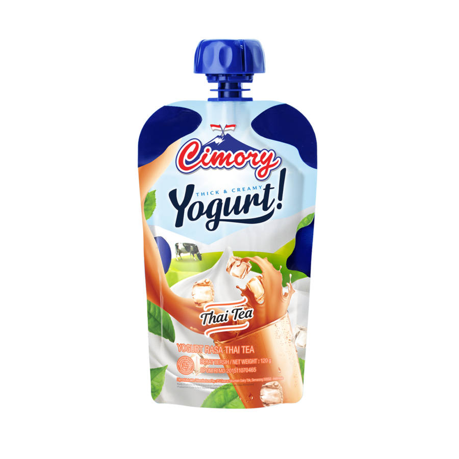 Cimory Squeeze Thai Tea Yoghurt/Yoghurt 120ml