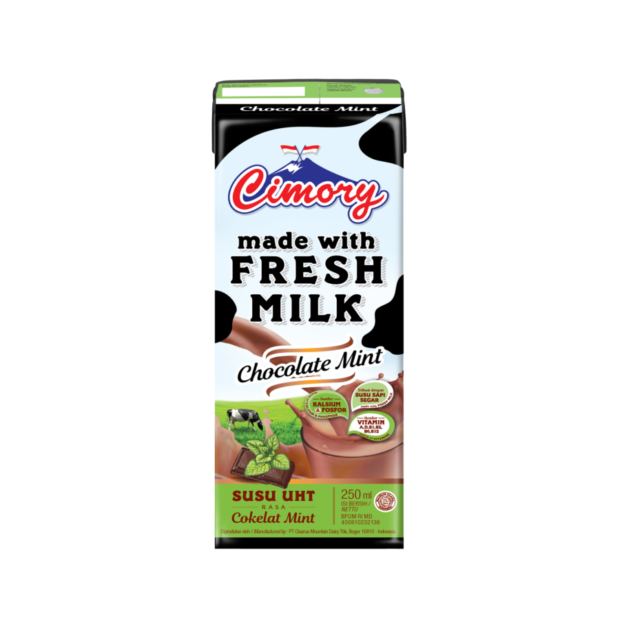 Cimory UHT Milk Chocolate Mint/Susu UHT 250ml 250ml