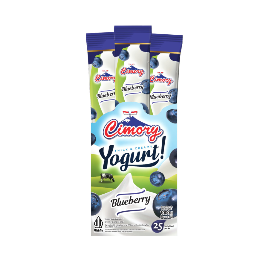 Cimory Stick Blueberry Yogurt Box 25pcs