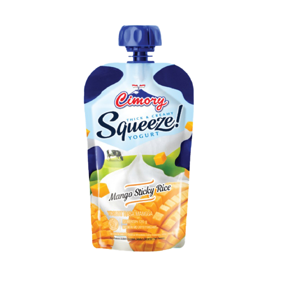 Cimory Yogurt Squeeze Mango Sticky Rice/Yoghurt 120ml