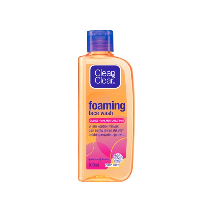 Clean & Clear Foaming Face Wash Oil Free/Sabun Cuci Muka