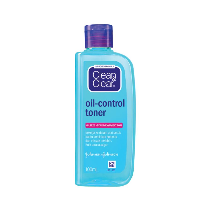 Clean & Clear Oil Control Toner Pembersih Wajah 100ml