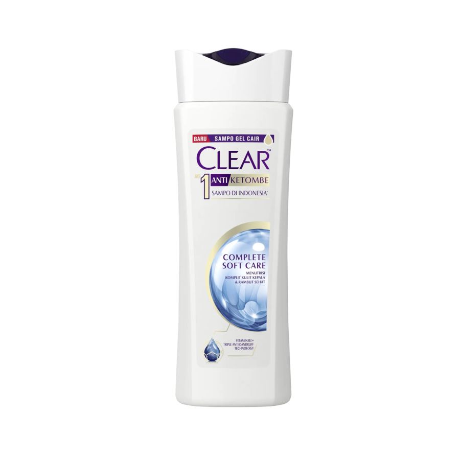 Clear Shampoo Anti Dandruff Complete Soft Care/Sampo 300ml