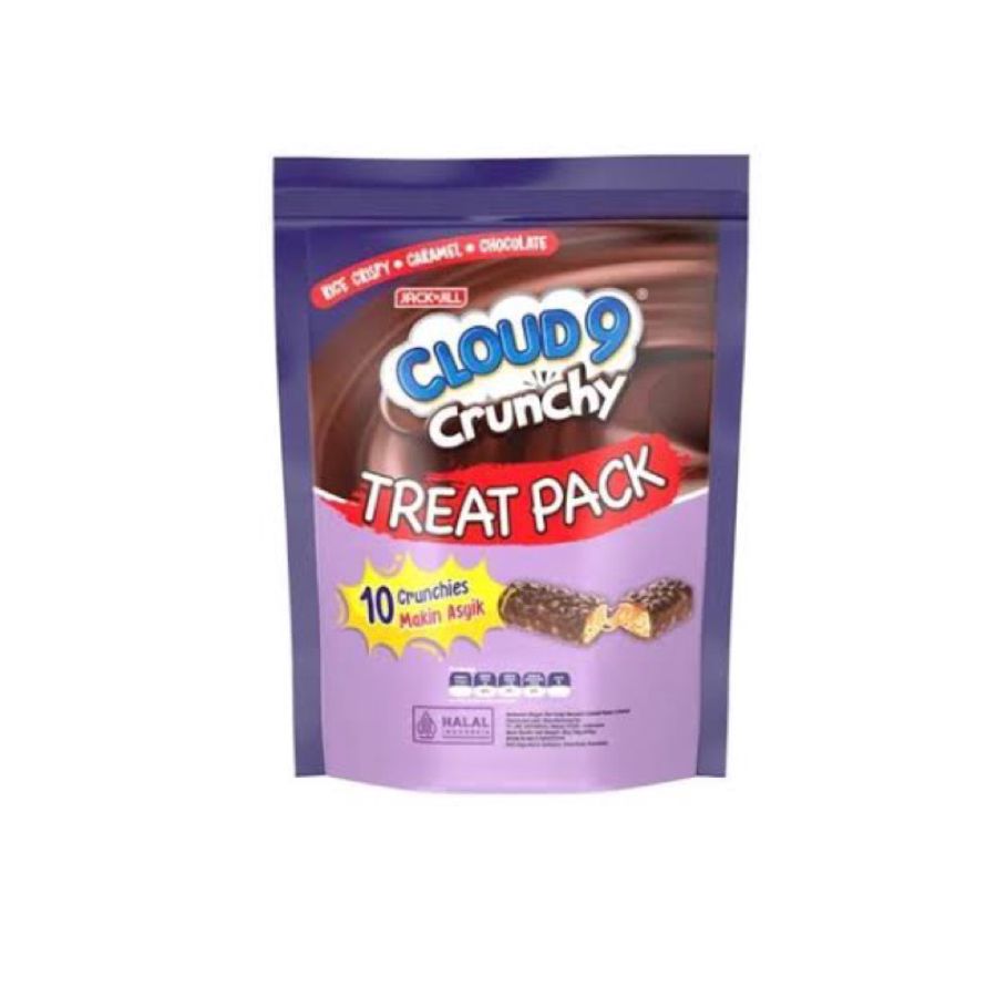 Cloud 9 Crunchy Chocolate Treat Pack (8gr x 10pcs) 80gram