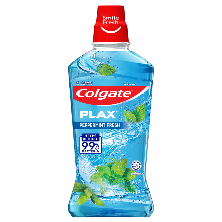 Colgate Mouthwash Peppermint/Obat Kumur 750ml