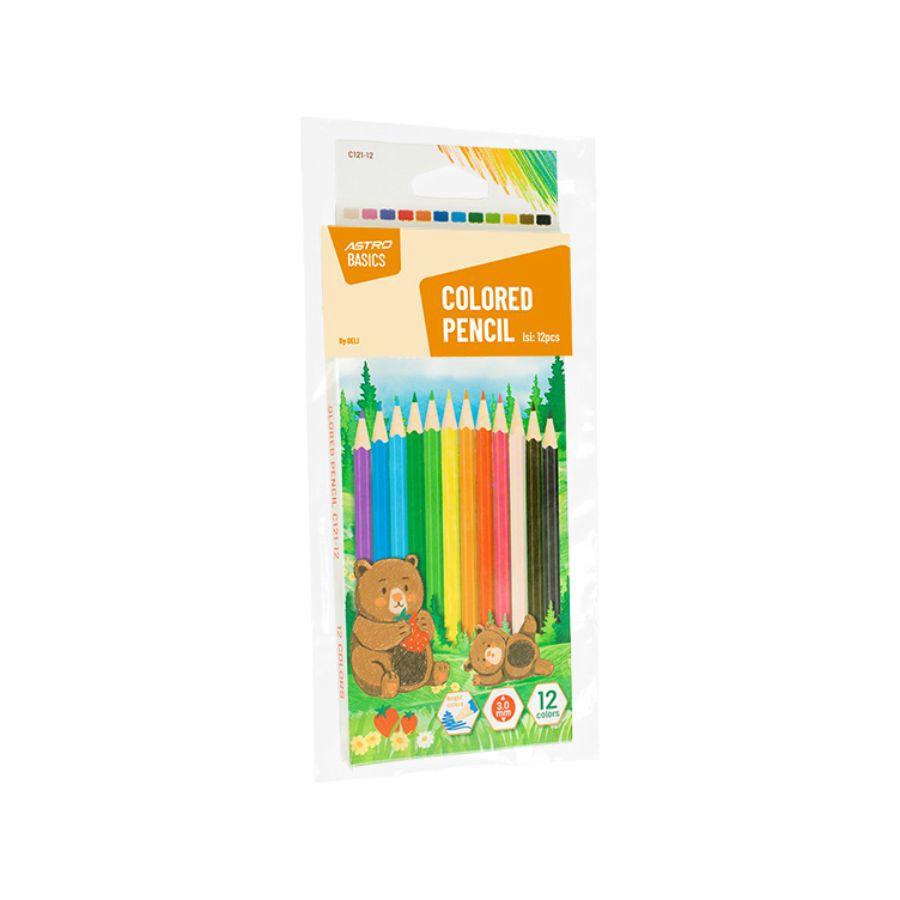 Coloured Pencil / Pensil Warna 12 pcs - Astro Basics 1pack
