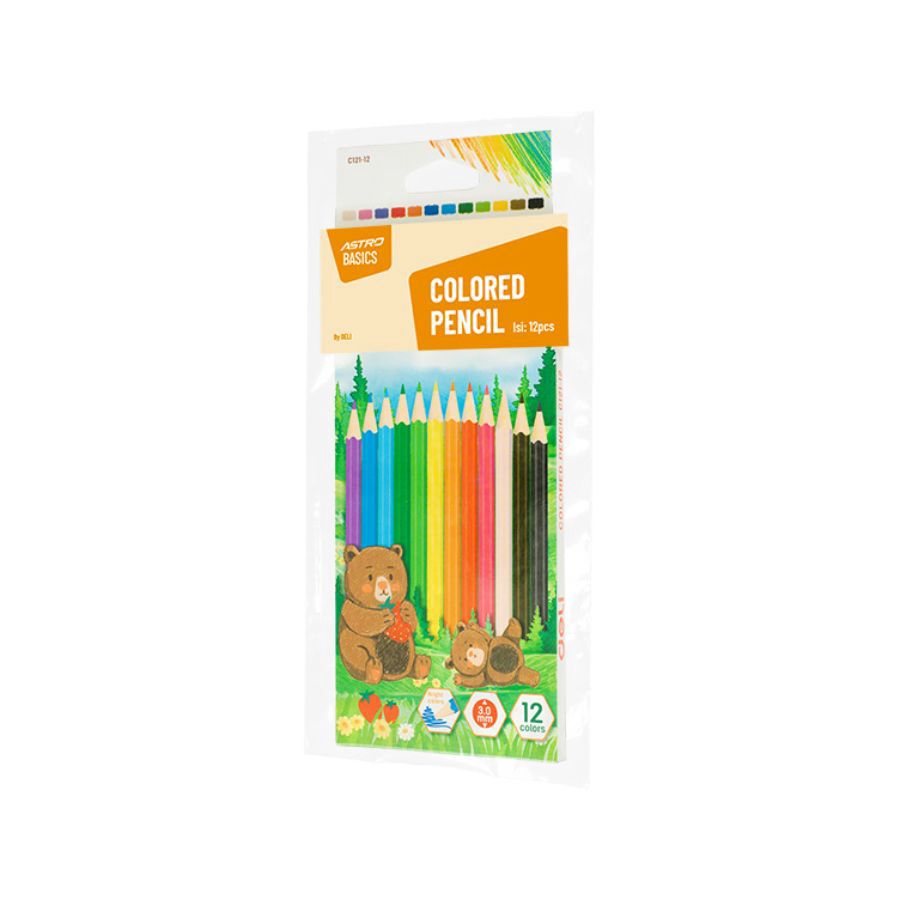 Coloured Pencil / Pensil Warna 12 pcs - Astro Basics 1pack