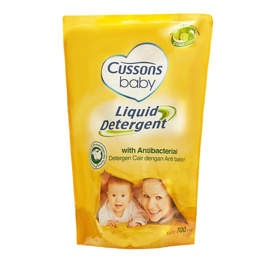 Cussons Baby Liquid Detergent with Antibacterial Citrus Clean 700ml