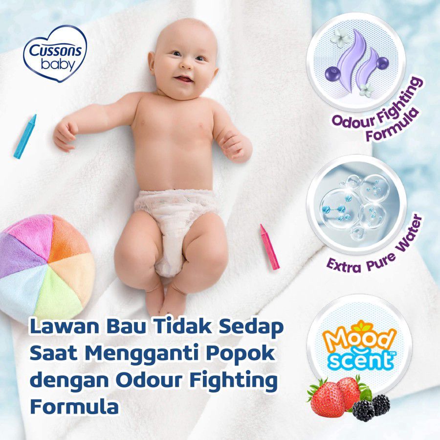 Cussons Baby Wipes Fresh & Nourish 45sheet/Tissue Basah Bayi 1pack
