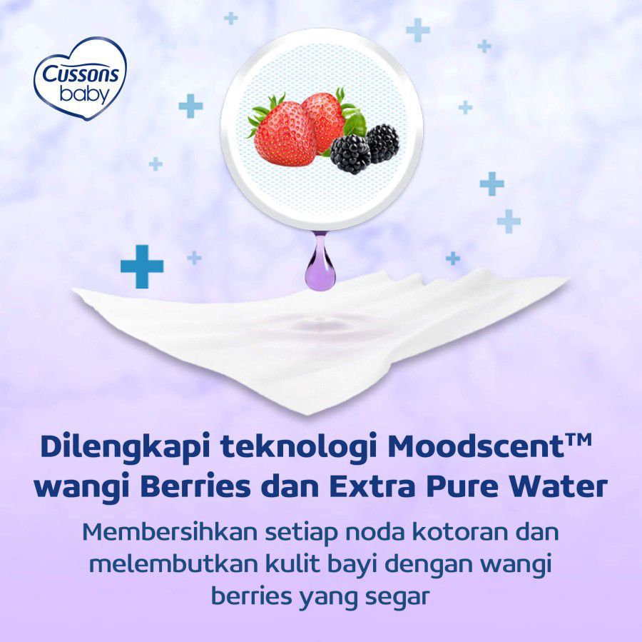 Cussons Baby Wipes Fresh & Nourish 45sheet/Tissue Basah Bayi 1pack