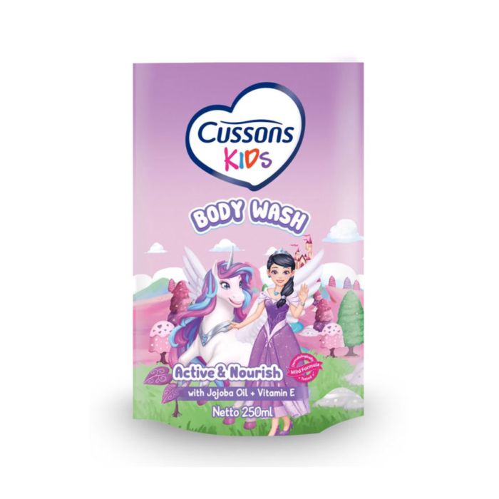 Cusson Kids Body Wash Unicorn Active & Nourish Kebersihan Bayi