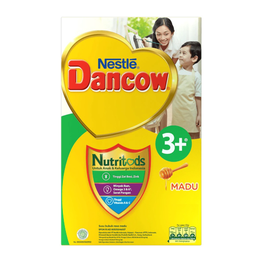 Dancow Madu 3-5 Thn Advanced Excelnutri/Susu Formula 350gram