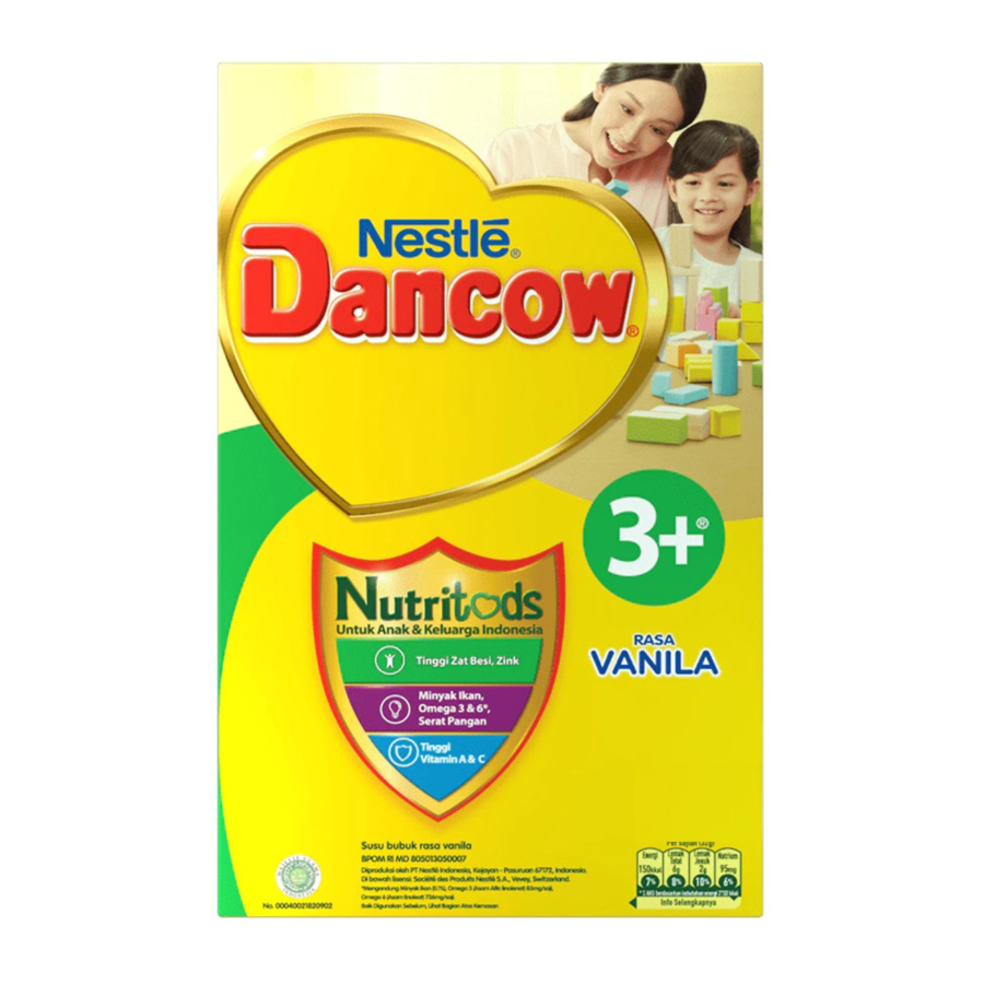 Dancow Vanilla 3-5 Thn Advanced Excelnutri/Susu Formula 350gram