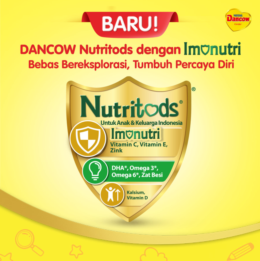 Dancow Advanced Excelnutri Vanilla 3-5 Tahun Susu Formula 350gram