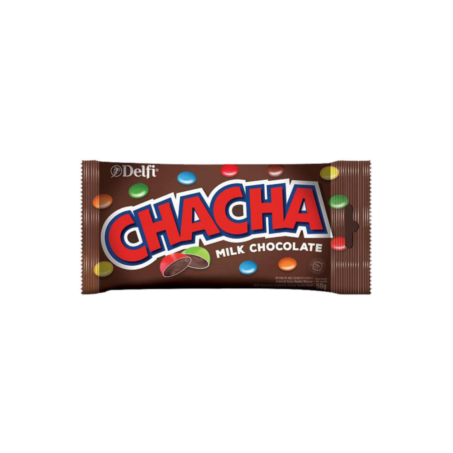 Delfi Chacha Milk Chocolate/Cokelat 40gram