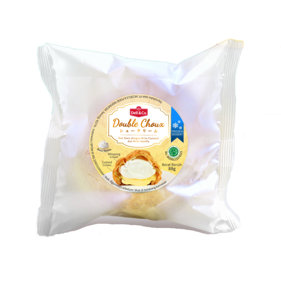 Deli & Co Double Choux Vanila Pastry 88gram