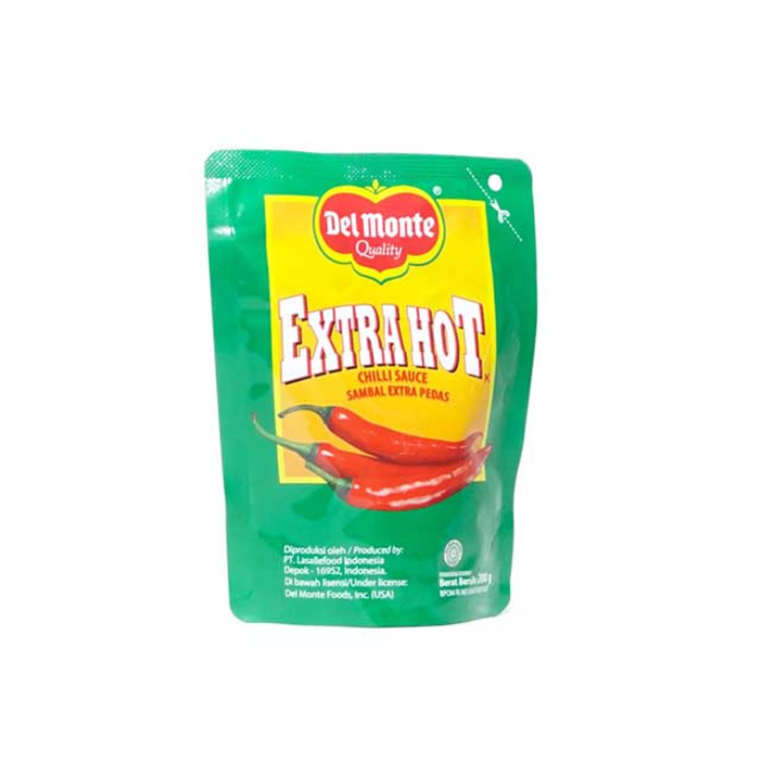 Del Monte Saus Sambal Extra Hot Chili Sauce Pouch