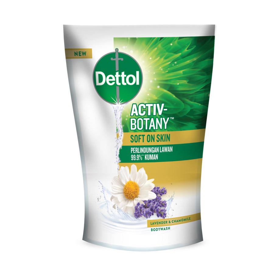 Dettol Sabun Mandi Cair - Body Wash Activ-Botany Lavender & Chamomile 370gram