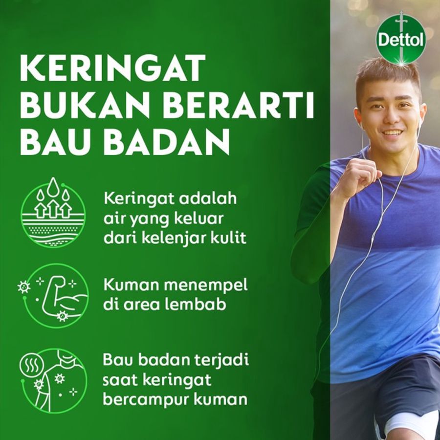 Dettol Cool Menthol & Eaucalyptus Antibacterial Body Wash 370ml
